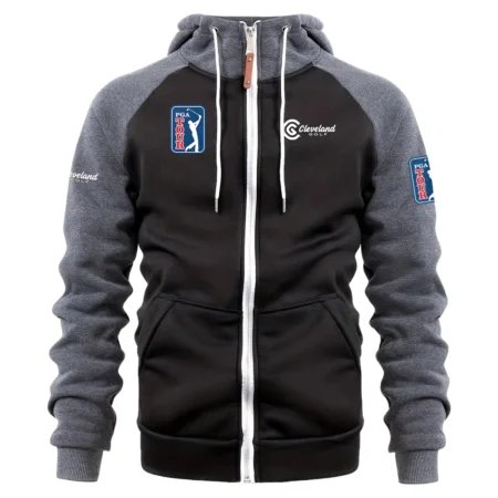 Sport Fashion Cleveland Golf PGA Tour Fashion Jacket With Pocket, Hooded Zip Up Sportswear QTPGA290724A1CL