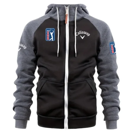 Sport Fashion Callaway PGA Tour Fashion Jacket With Pocket, Hooded Zip Up Sportswear QTPGA290724A1CLW