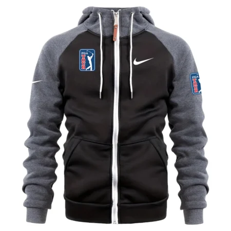 Sport Fashion Nike PGA Tour Fashion Jacket With Pocket, Hooded Zip Up Sportswear QTPGA290724A1NK