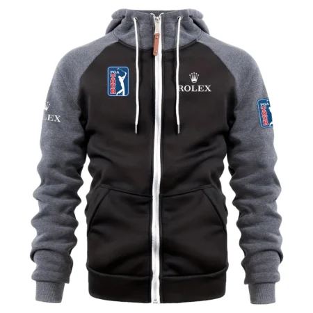 Sport Fashion Rolex PGA Tour Fashion Jacket With Pocket, Hooded Zip Up Sportswear QTPGA290724A1ROX