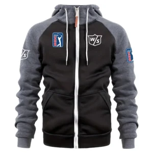 Sport Fashion Cleveland Golf PGA Tour Fashion Jacket With Pocket, Hooded Zip Up Sportswear QTPGA290724A1CL