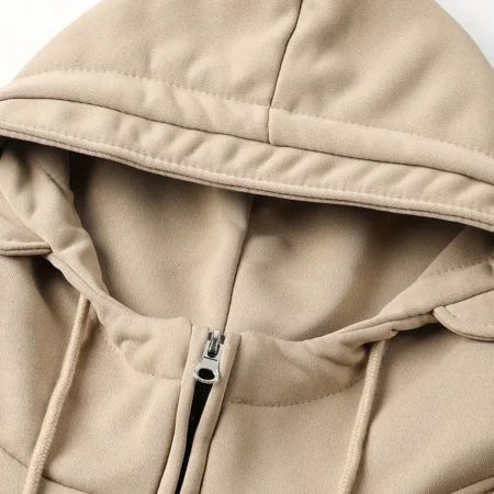 Special Release Nature Photography x Hasselblad Brand Tactical Quarter Zip Hoodie BLNP170724A1HSB - Khaki