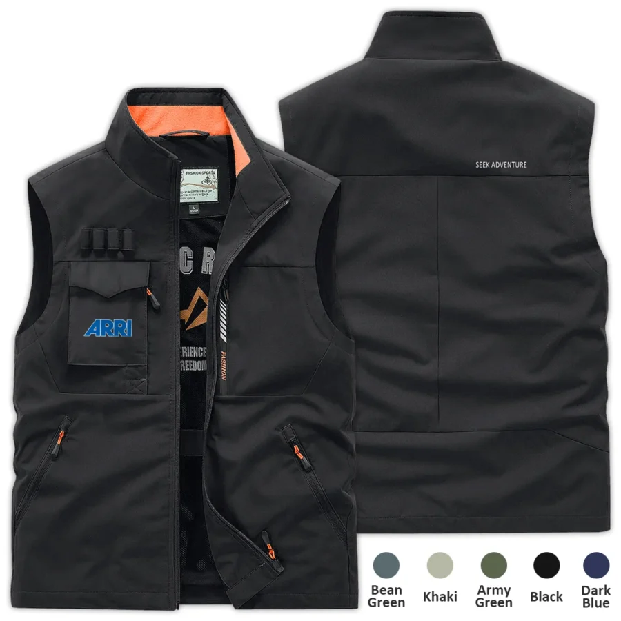 Special Release Nature Photography x Arri Brand Outdoor Sleeveless Vest BLNP170724A1AR - Black