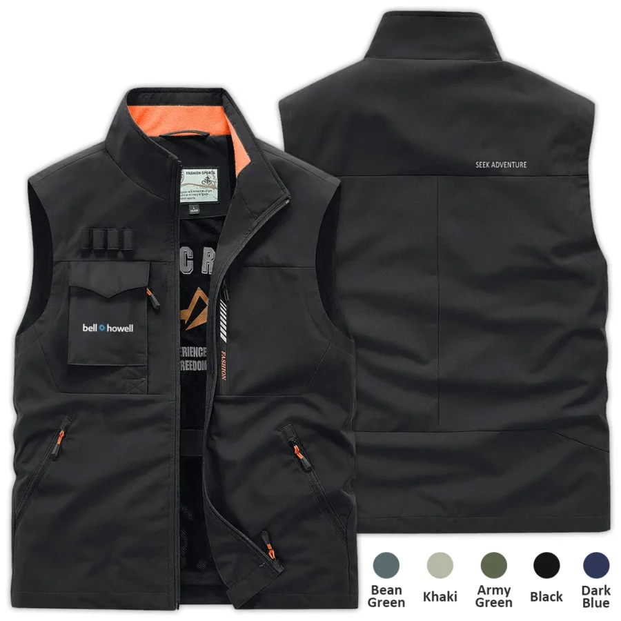 Special Release Nature Photography x Bell & Howell Brand Outdoor Sleeveless Vest BLNP170724A1BH - Black