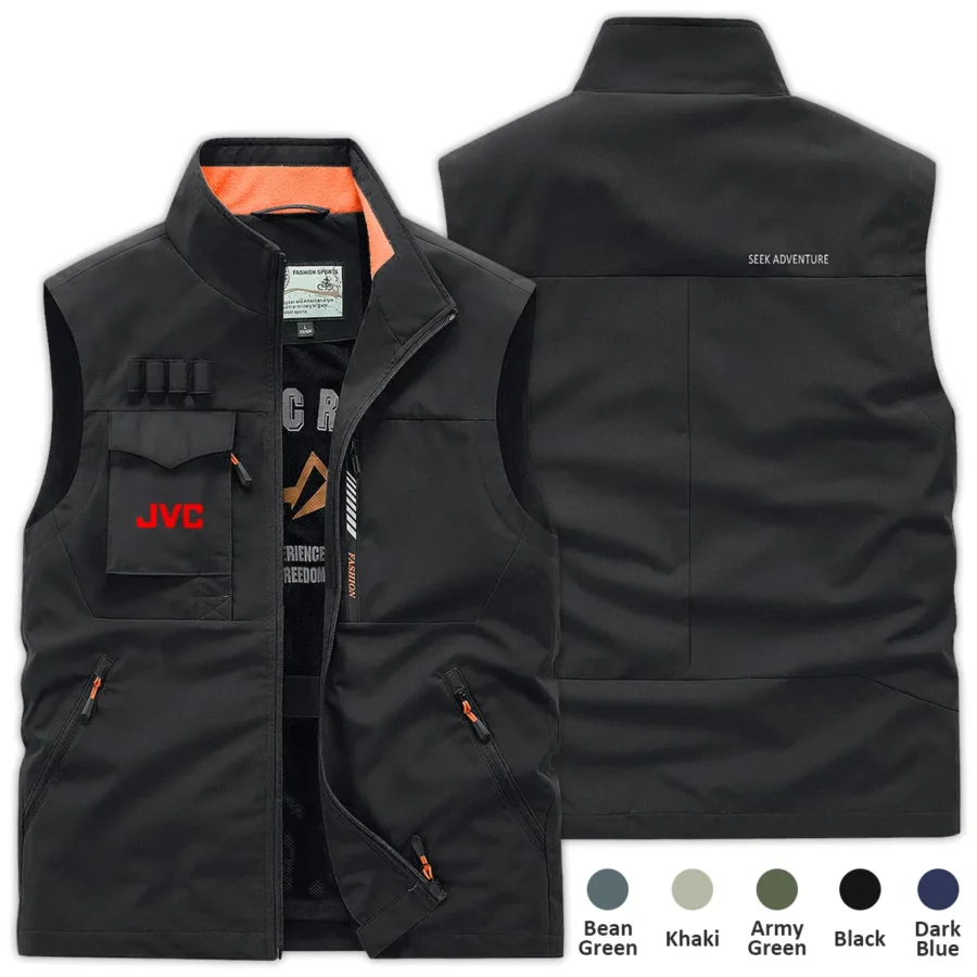 Special Release Nature Photography x JVC Brand Outdoor Sleeveless Vest BLNP170724A1JVC - Black