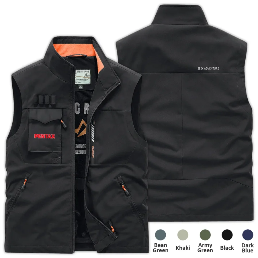 Special Release Nature Photography x Pentax Brand Outdoor Sleeveless Vest BLNP170724A1PT - Black