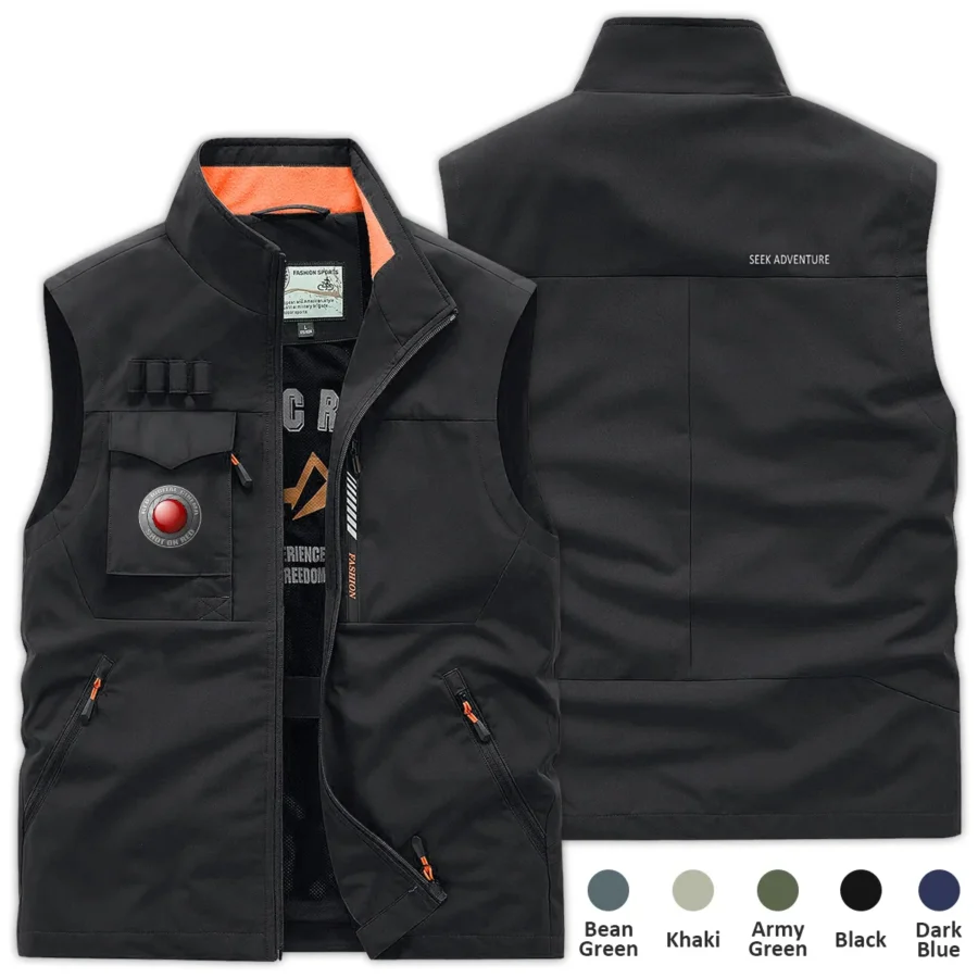 Special Release Nature Photography x Red Digital Cinema Brand Outdoor Sleeveless Vest BLNP170724A1RDC - Black