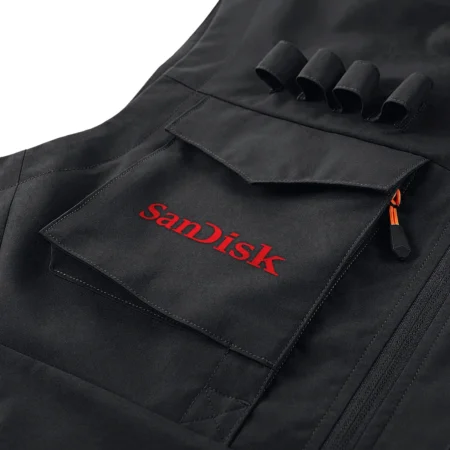 Special Release Nature Photography x SanDisk Brand Outdoor Sleeveless Vest BLNP170724A1SD - Black