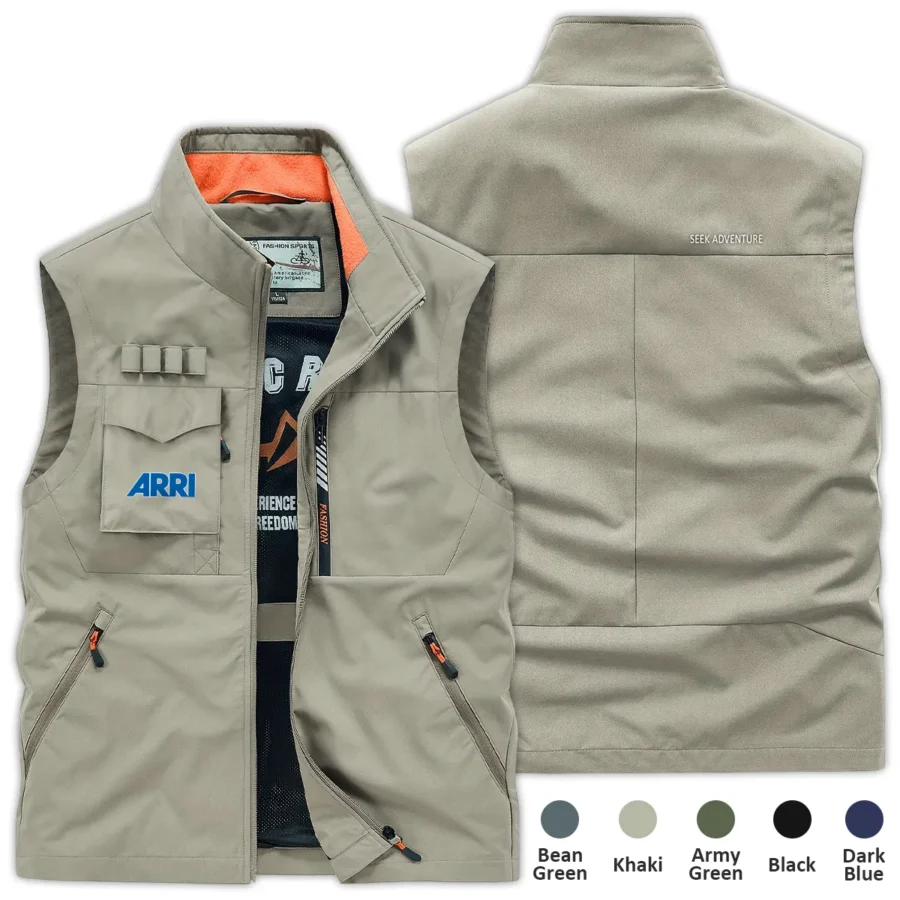 Special Release Nature Photography x Arri Brand Outdoor Sleeveless Vest BLNP170724A1AR - Khaki