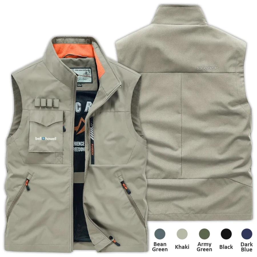 Special Release Nature Photography x Bell & Howell Brand Outdoor Sleeveless Vest BLNP170724A1BH - Khaki