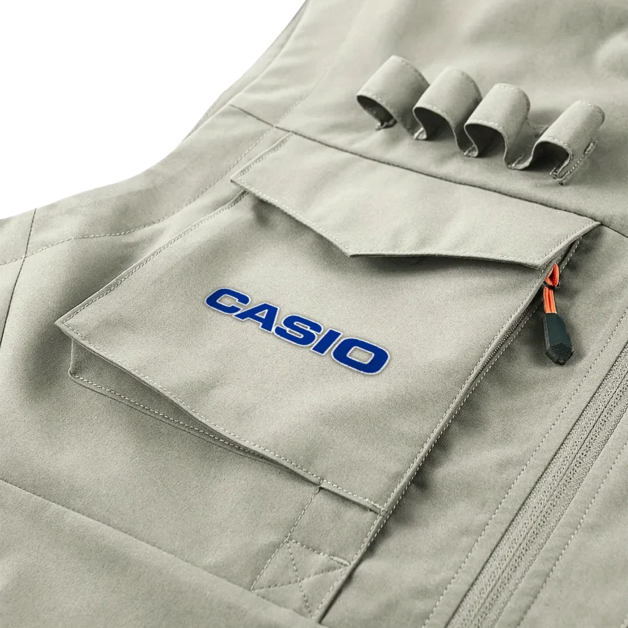 Special Release Nature Photography x Casio Brand Outdoor Sleeveless Vest BLNP170724A1CS - Khaki