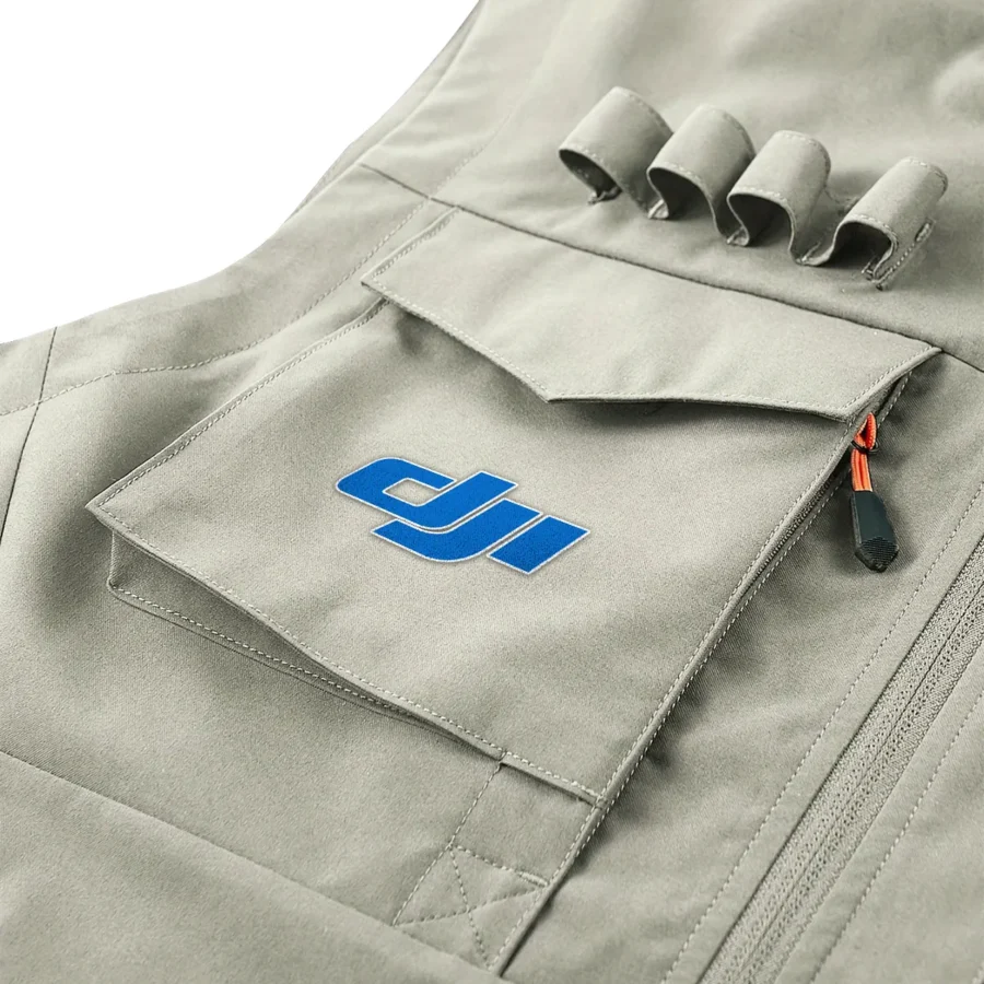 Special Release Nature Photography x DJI Brand Outdoor Sleeveless Vest BLNP170724A1DJI - Khaki