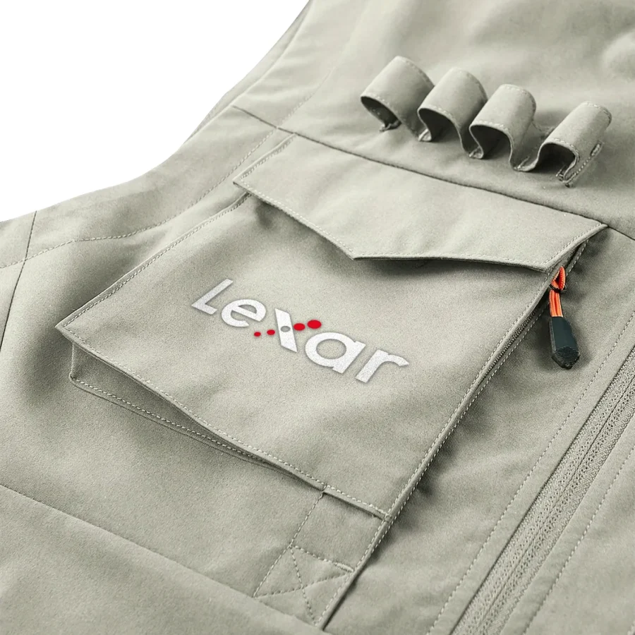 Special Release Nature Photography x Lexar Brand Outdoor Sleeveless Vest BLNP170724A1LX - Khaki