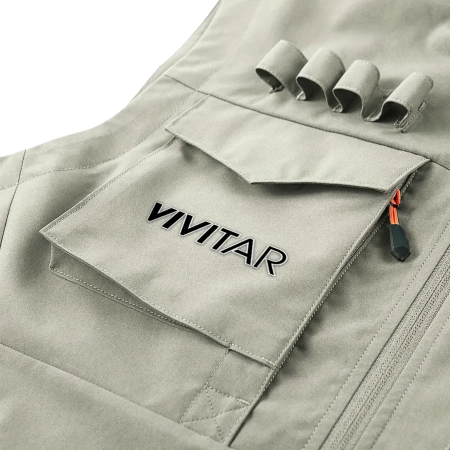 Special Release Nature Photography x Vivitar Brand Outdoor Sleeveless Vest BLNP170724A1VVT - Khaki