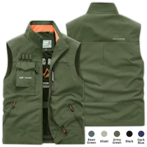 Special Release Nature Photography x Bell & Howell Brand Outdoor Sleeveless Vest BLNP170724A1BH - BeanGreen