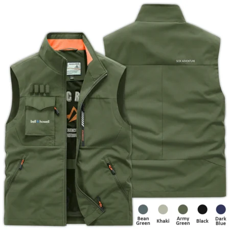 Special Release Nature Photography x Bell & Howell Brand Outdoor Sleeveless Vest BLNP170724A1BH - ArmyGreen