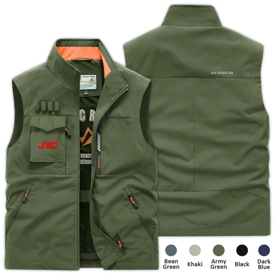 Special Release Nature Photography x JVC Brand Outdoor Sleeveless Vest BLNP170724A1JVC - ArmyGreen