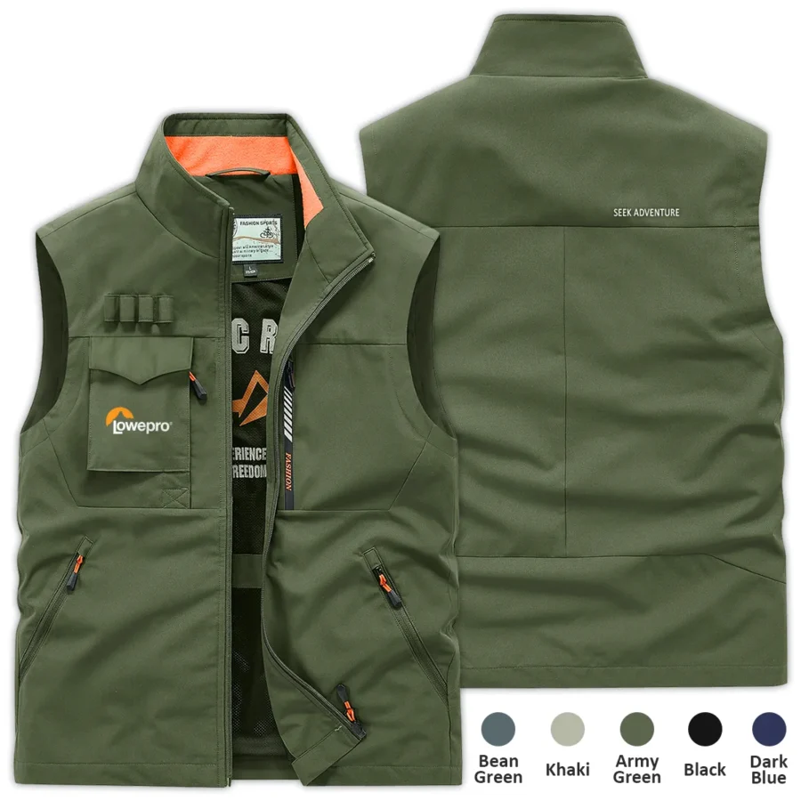 Special Release Nature Photography x Lowepro Brand Outdoor Sleeveless Vest BLNP170724A1LP - ArmyGreen