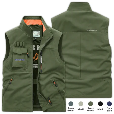 Special Release Nature Photography x Olympus Brand Outdoor Sleeveless Vest BLNP170724A1OLP - ArmyGreen