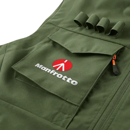 Special Release Nature Photography x Manfrotto Brand Outdoor Sleeveless Vest BLNP170724A1MFT - ArmyGreen