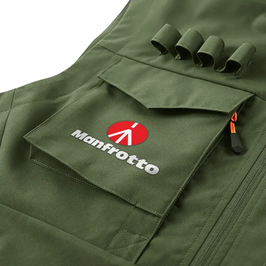 Special Release Nature Photography x Manfrotto Brand Outdoor Sleeveless Vest BLNP170724A1MFT - ArmyGreen