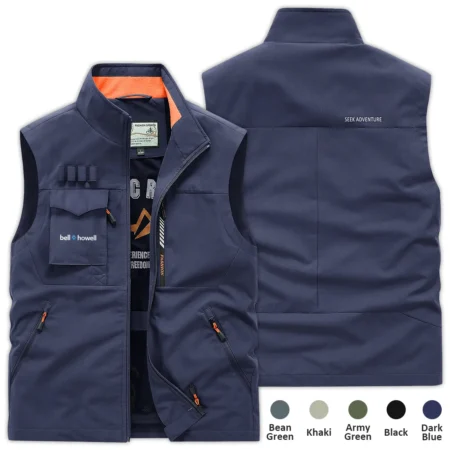 Special Release Nature Photography x Bell & Howell Brand Outdoor Sleeveless Vest BLNP170724A1BH - DarkBlue