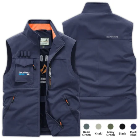 Special Release Nature Photography x GoPro Brand Outdoor Sleeveless Vest BLNP170724A1GP - DarkBlue