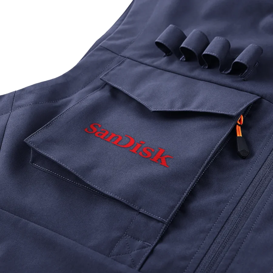 Special Release Nature Photography x SanDisk Brand Outdoor Sleeveless Vest BLNP170724A1SD - DarkBlue