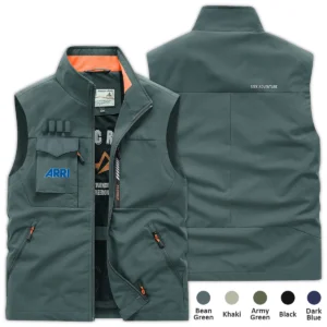 Special Release Nature Photography x Arri Brand Outdoor Sleeveless Vest BLNP170724A1AR - Black