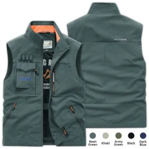 Special Release Nature Photography x Casio Brand Outdoor Sleeveless Vest BLNP170724A1CS - Black