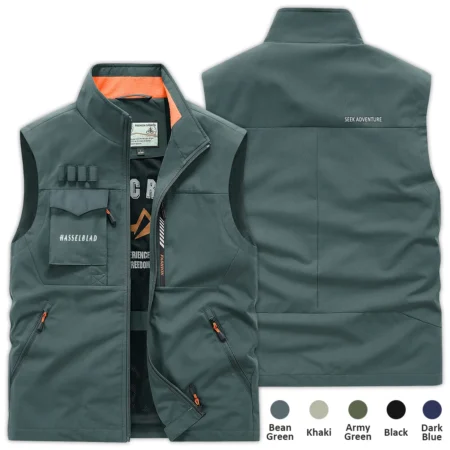 Special Release Nature Photography x Hasselblad Brand Outdoor Sleeveless Vest BLNP170724A1HSB - BeanGreen