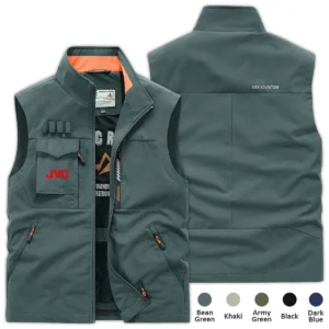 Special Release Nature Photography x JVC Brand Outdoor Sleeveless Vest BLNP170724A1JVC - Black