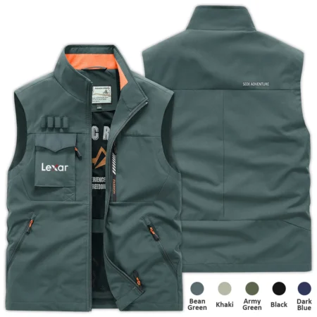 Special Release Nature Photography x Lexar Brand Outdoor Sleeveless Vest BLNP170724A1LX - BeanGreen