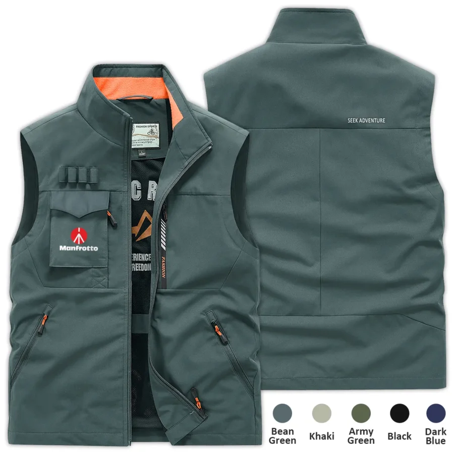 Special Release Nature Photography x Manfrotto Brand Outdoor Sleeveless Vest BLNP170724A1MFT - BeanGreen