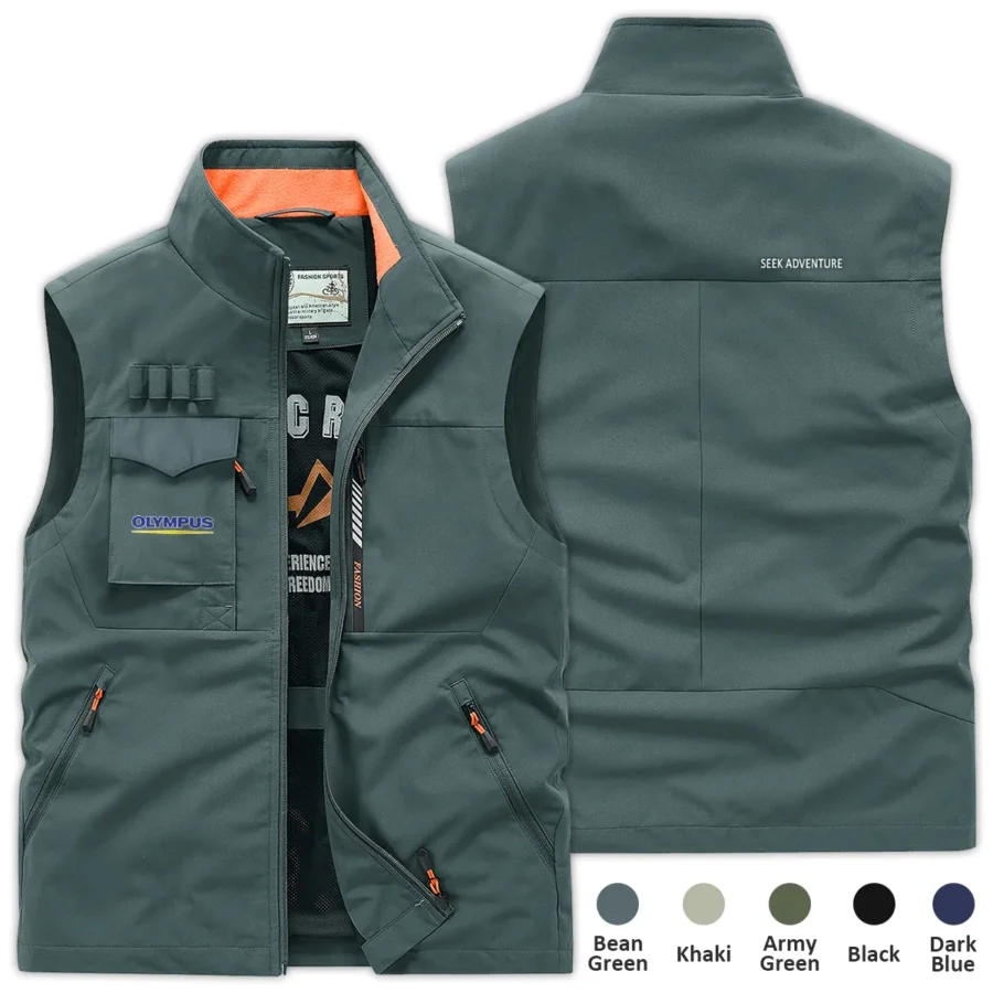 Special Release Nature Photography x Olympus Brand Outdoor Sleeveless Vest BLNP170724A1OLP - BeanGreen