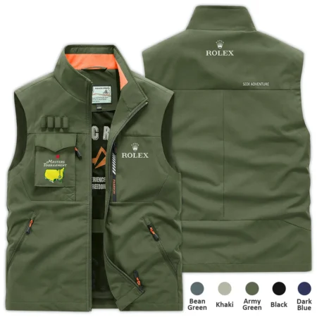 Army Green Sport Fashion Rolex Masters Tournament Outdoor Sleeveless Vest BLMT290724A1ROX