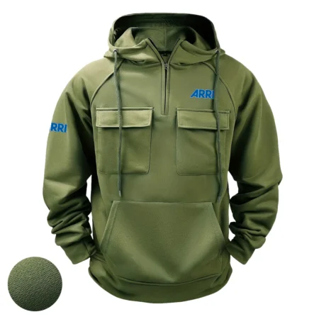 Special Release Nature Photography x Arri Brand Tactical Quarter Zip Hoodie BLNP170724A1AR - ArmyGreen