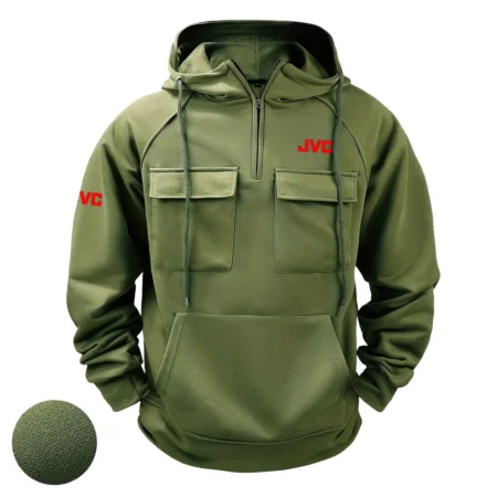 Special Release Nature Photography x JVC Brand Tactical Quarter Zip Hoodie BLNP170724A1JVC - ArmyGreen