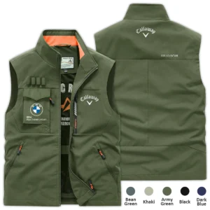 Black Sport Fashion Callaway BMW PGA Championship Outdoor Sleeveless Vest QTBMW290724A1CLW