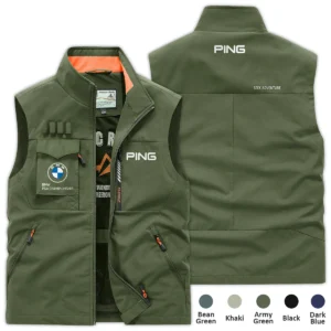 Black Sport Fashion Ping BMW PGA Championship Outdoor Sleeveless Vest QTBMW290724A1PI