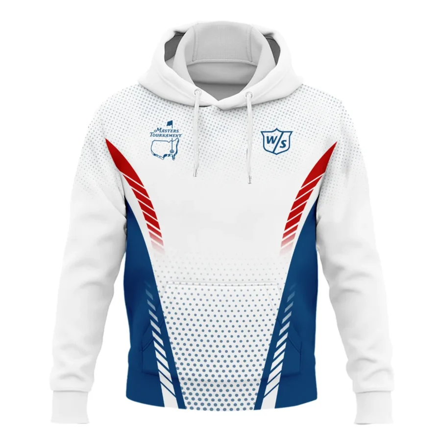 Collab Release Red White Blue Wilson Staff Masters Tournament Hoodie Shirt All Over Prints BLMT220724A1WSHD