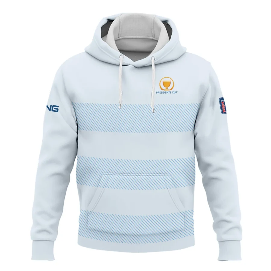 Hoodie Shirt Ping Presidents Cup Light Blue Background Line Blue HOPDC120724A01PIHD