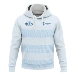 Special Release Cleveland Golf 152nd Open Championship Light Blue Background Line Pattern Zipper Hoodie Shirt All Over Prints HOTOP100724A01CLEZHD