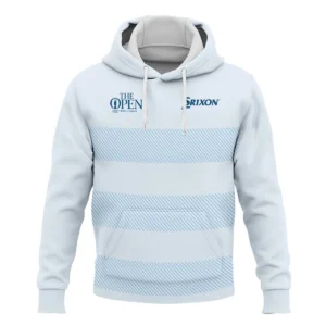 Special Release Srixon 152nd Open Championship Light Blue Background Line Pattern Zipper Hoodie Shirt All Over Prints HOTOP100724A01SRIZHD