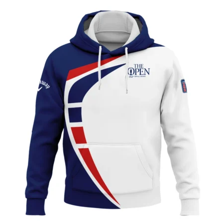 152nd Open Championship Callaway White Blue Red Pattern Background Hoodie Shirt All Over Prints HOTOP270624A03CLWHD