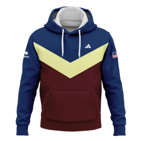 Adidas US Open Tennis Blue Red Yellow Background Hoodie Shirt Style Classic