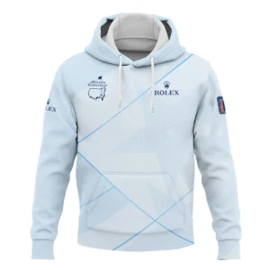 Light Blue Color Rolex Masters Tournament Zipper Hoodie Shirt All Over Prints QTMT2407A1ROXZHD