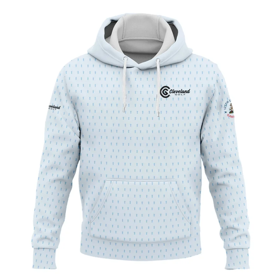 Special Release Light Blue Cleveland Golf Golf 125th U.S. Open Oakmont Hoodie Shirt All Over Prints QTUSM8724A2CLHD