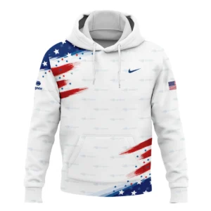 Flag American Nike US Open Tennis Zipper Hoodie Shirt All Over Prints QTUST260724A2NKZHD