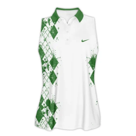 Green Color Sport Tennis Nike US Open Tennis Sleeveless Polo Shirt All Over Prints QTUSTM26724A3NKSPL